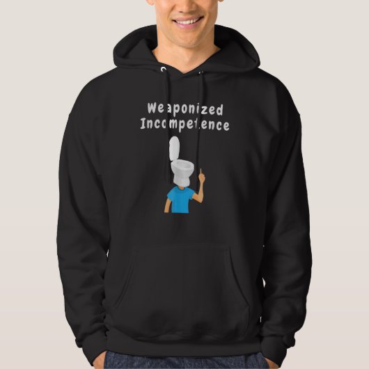 Veste À Capuche L'incompétence armée (Devant)