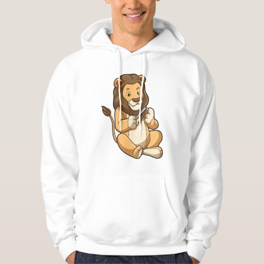 Veste À Capuche Lion avec flèches à ongles (Devant)