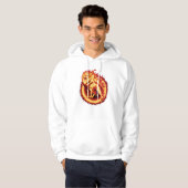 Veste À Capuche Lion de feu (Devant entier)