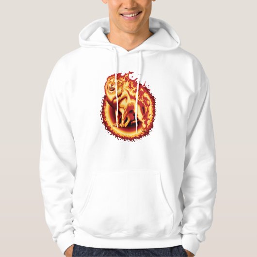 Veste À Capuche Lion de feu (Devant)
