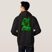 Veste À Capuche Lion de l'Islam (Dos entier)