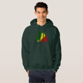 VESTE À CAPUCHE LION RASTA KING (Devant entier)