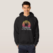 Veste À Capuche Liquide café et volée (Devant entier)