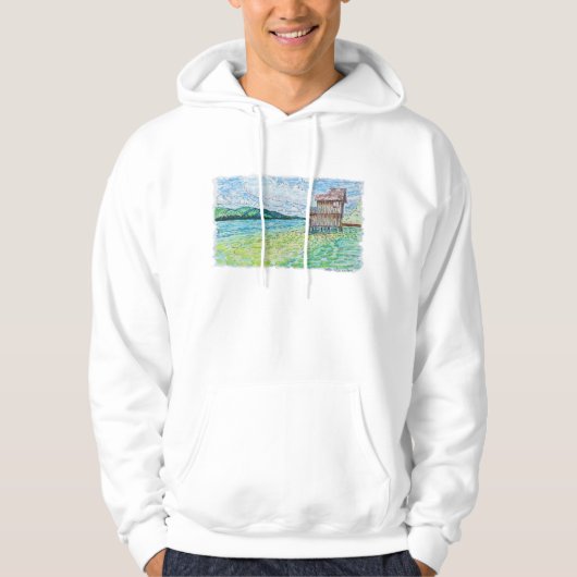 Veste À Capuche Lis dans le lac (Devant)