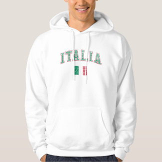 Veste À Capuche L'Italie + Drapeau