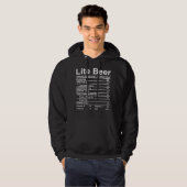 VESTE À CAPUCHE LITE BEER (Devant entier)