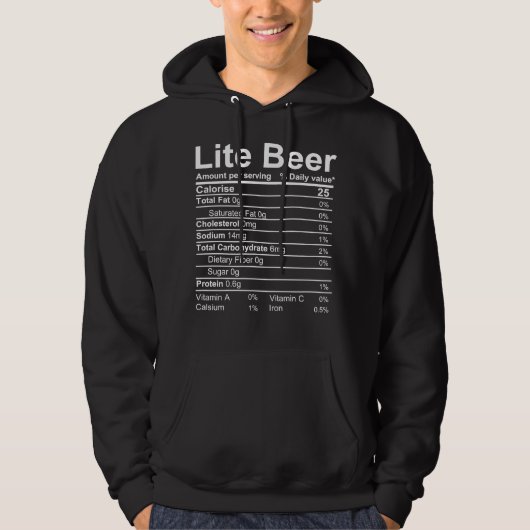 VESTE À CAPUCHE LITE BEER (Devant)