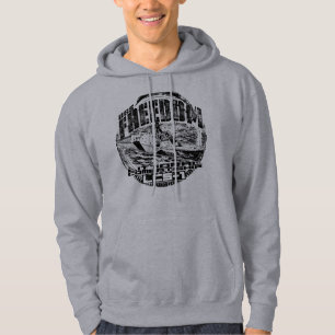 Veste À Capuche Littoral navire de combat Liberté T-shirt