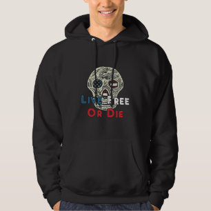 Veste À Capuche Live Free Ou Die