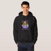 Veste À Capuche Live Laugh Toaster Bath Drôle Dire. (Devant entier)