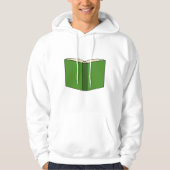 Veste À Capuche Livre vert de dessin (Devant)