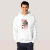 Veste À Capuche Livres Couvertures et Chocolat Chaud (Devant entier)