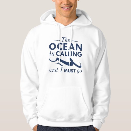 Veste À Capuche L'Océan Appelle (Devant)