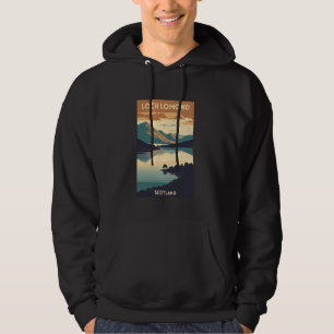 Veste À Capuche Loch Lomond Scotland Scotland Highlands UK Retro T