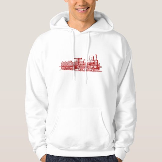 Veste À Capuche Locomotive - Ruby Red (Devant)