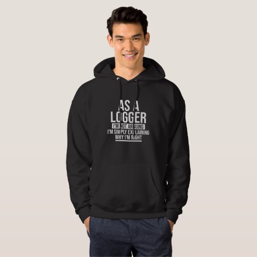 Veste À Capuche Logger Im Pas Argument Logger Logger Logging Arbor (Devant entier)