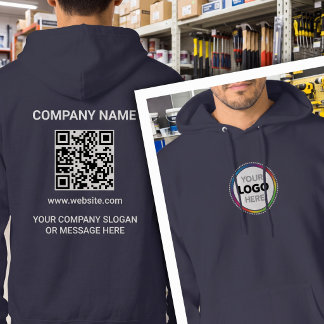 Veste À Capuche Logo avant - Informations de contact de l'entrepri