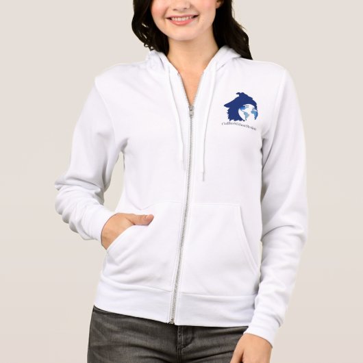 Veste À Capuche logo ColliesWithoutBorders (Devant)