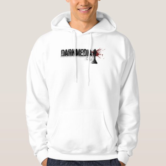Veste À Capuche Logo de DarkMediaCity (Devant)