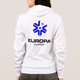 Veste À Capuche Logo de la NASA Europa Clipper Rocket White Women
