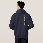 Veste À Capuche Logo de l'image à deux faces Ajouter des outils de (Dos entier)