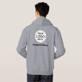 Veste À Capuche Logo d'entreprise (Dos entier)