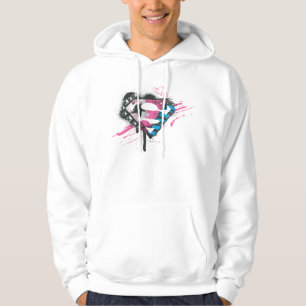 Veste À Capuche Logo des Coeurs Supergirl