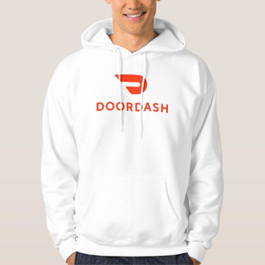 Veste À Capuche Logo DoorDash (Devant)