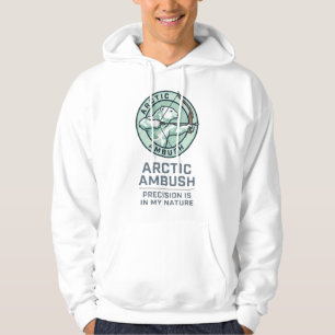 VESTE À CAPUCHE LOGO EMBUSCADE ARCTIQUE