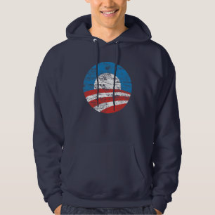 Veste À Capuche Logo fané d'Obama