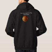 Veste À Capuche Logo Funny Basketball Balls, (Dos)