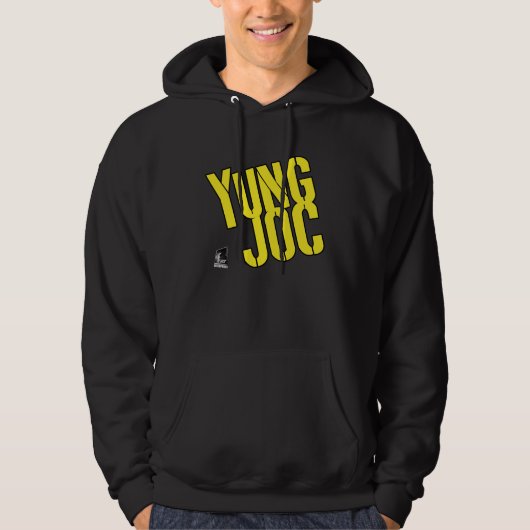 Veste À Capuche Logo Jaune Yung Joc (Devant)