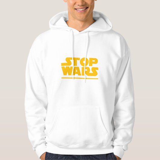 Veste À Capuche Logo Parodie Stop Wars (Devant)