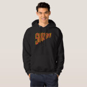 Veste À Capuche Logo Shazam Rouge/Jaune (Devant entier)