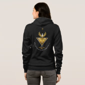 Veste À Capuche Logo SIA et symbole éducatif (Dos entier)