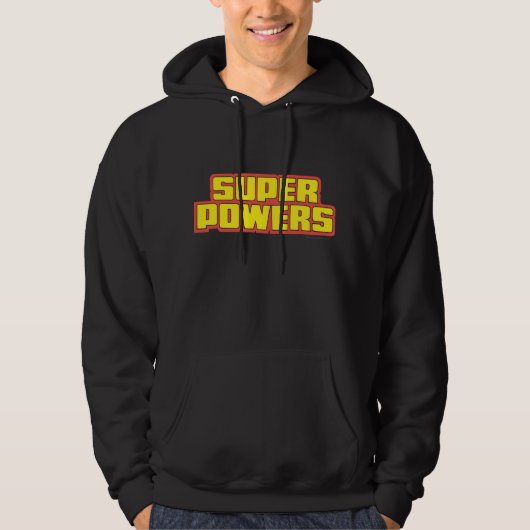 Veste À Capuche Logo Super Powers™ Jaune (Devant)