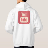 Veste À Capuche Logo YouTube (Dos)