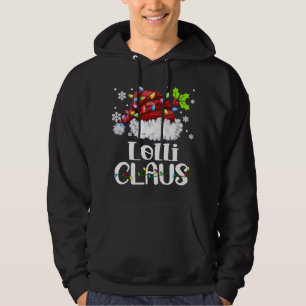 Veste À Capuche Lolli Claus Santa Chaps Noël Lumière Noël