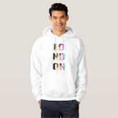 Veste À Capuche London en multicolores (Devant entier)