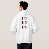 Veste À Capuche London en multicolores (Dos entier)