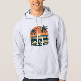 Veste À Capuche Long Island New York Retro Beach Vibes