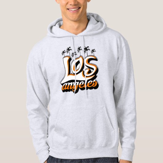 Veste À Capuche Los Angeles Basic Hoded Sweatshirt - Style Iconiqu (Devant)