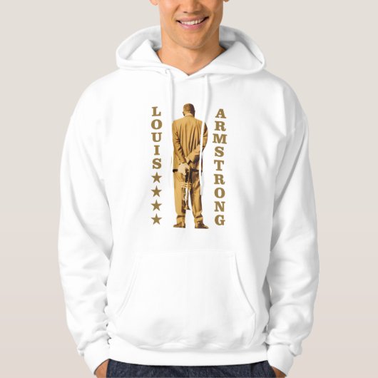 Veste À Capuche Louis Armstrong (Devant)