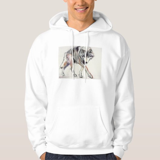 Veste À Capuche Loup (Devant)