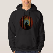 VESTE À CAPUCHE LOUP DANS LA FORÊT BOISÉE (Devant)