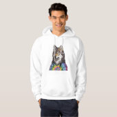 Veste À Capuche Loup de Jerry Garcia (Devant entier)