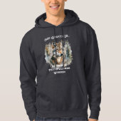 Veste À Capuche Loup de la force chrétienne (Devant)