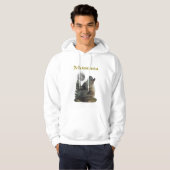 Veste À Capuche loup et lune (Devant entier)