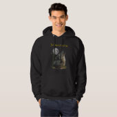 Veste À Capuche loup et lune (Devant entier)