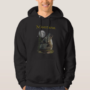 Veste À Capuche loup et lune